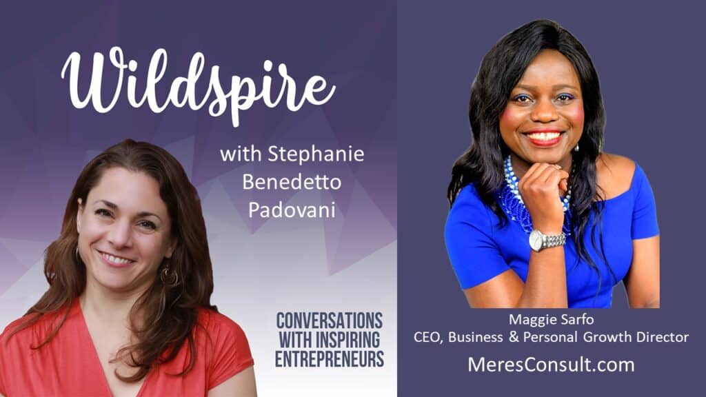 Maggie Sarfo on the Wildspire podcast