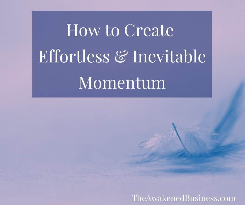 Create Momentum In Your Coaching Business - The Awakened Business