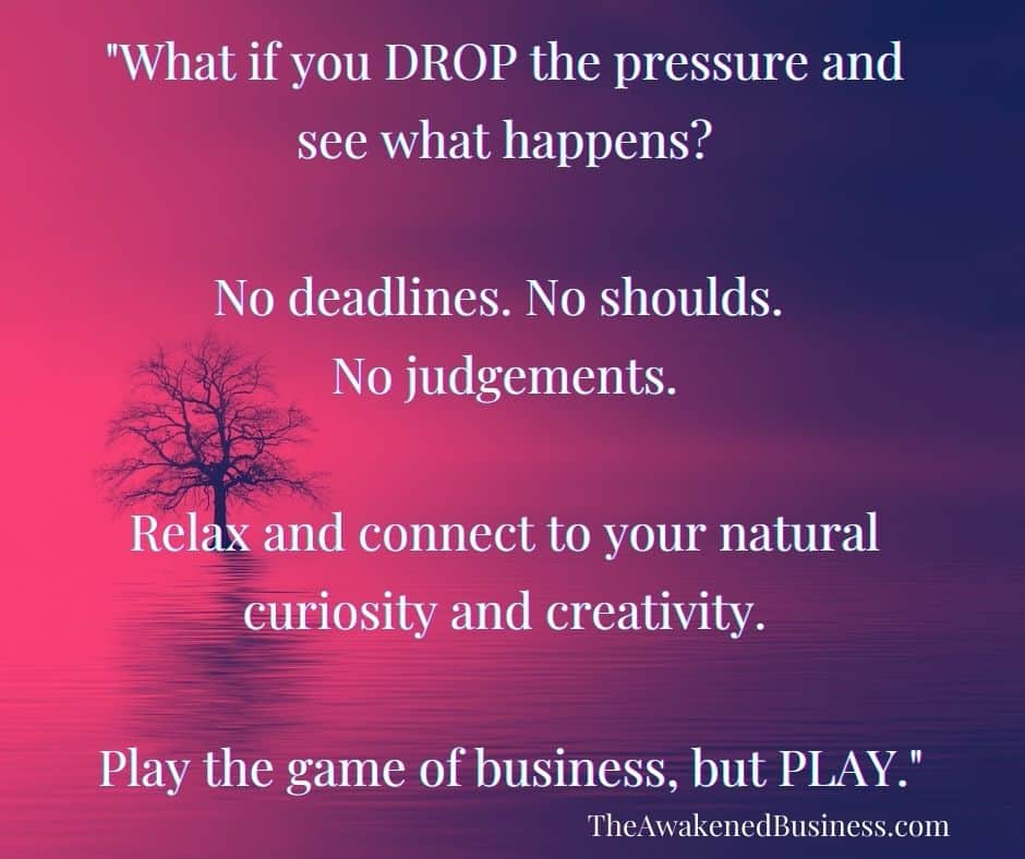 Drop the pressure in your coaching business