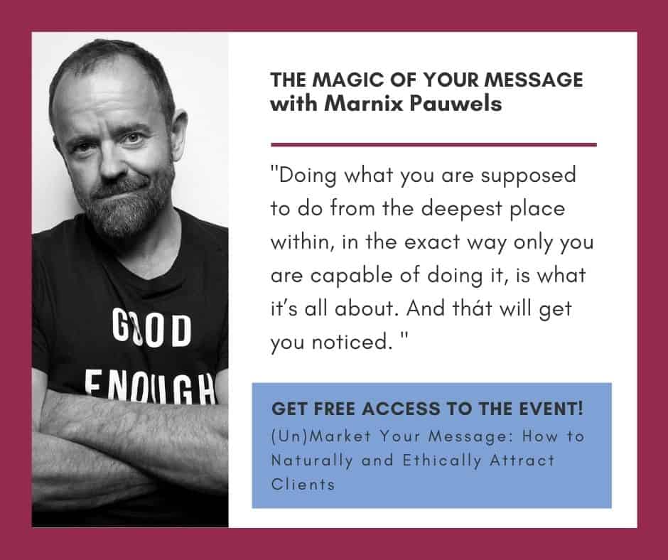 The Magic of Your Message with Marnix Pauwels