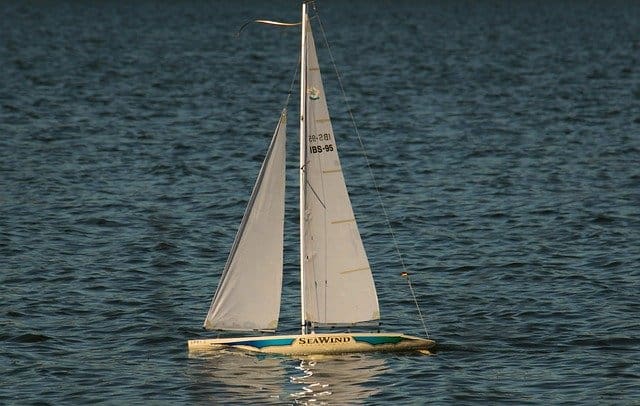 Sailboat at sea