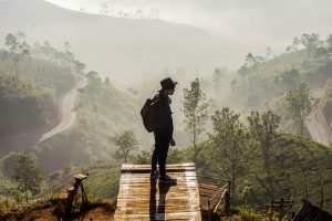 hiking man