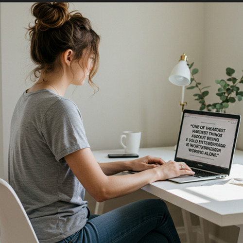 The Cure For Feeling Alone As a Solo-Preneur