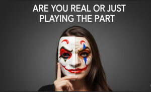 a lady wearing a mask