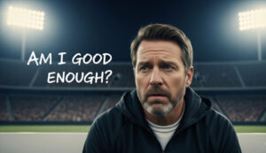 a man doubting himself