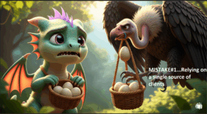 Dragon's eggs and vulture 