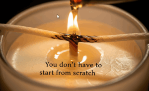 dipping candle