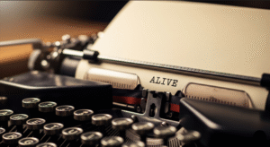 old typewriter
