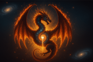 a mystical dragon 500